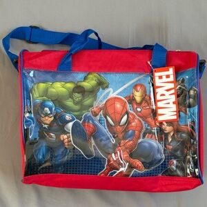 Marvel Red & Blue Superhero Clear-Front Messenger Bag